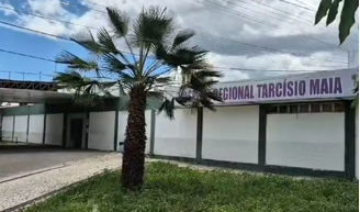 Fachada do hospital Tarcísio Maia