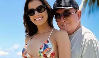 Casado com miss 51 anos mais jovem, cantor Amado Batista faz desabafo após críticas pelo casamento: 'Amor não...'.