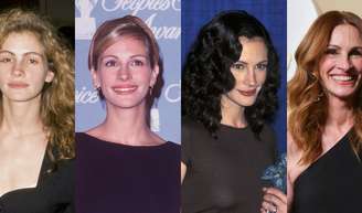 Antes e depois de Julia Roberts: veja 44 fotos da transformação da atriz de 'Uma Linda Mulher' nos últimos 39 anos.