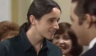 Caio Junqueira foi Pedro Bala, amigo de Bia (Fernanda Rodrigues) na novela 'A viagem'.