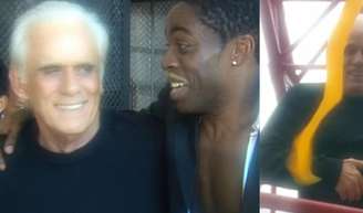 Há quase 20 anos, Francisco Cuoco 'morreu' e levou Lázaro Ramos para um baile funk no céu em 'Cobras & Lagartos'.