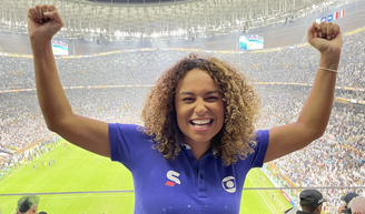 Karine Alves comemorou presença na final da Copa do Mundo de 2022