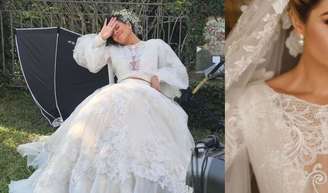 Quase ninguém notou, mas o vestido de noiva 'nº 2' de Maria de Fátima em 'Vale Tudo' já foi usado por influenciadora famosa há 6 anos.