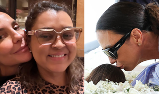 Ivete Sangalo vai às lágrimas e beija o corpo de Preta Gil em última homenagem à amiga.