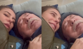 Paolla Oliveira exibe momento emocionante com o pai, que enfrenta momento delicado de saúde.
