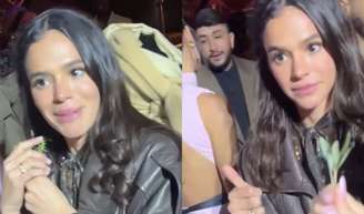 Bruna Marquezine pega buquê de Giovanna Ewbank em renovação de votos, é 'roubada' e detalhe causa revolta na web: 'Foi grosseiro'.