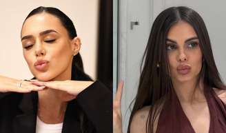 Bruna Biancardi tem reação polêmica após ser desmentida por Amanda Kimberlly sobre filhas de Neymar.