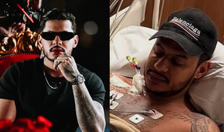 Internado com suspeita de contaminação por metanol, Hungria quebra o silêncio e dá conselho aos fãs: 'Caso sinta uma sede estranha...'.