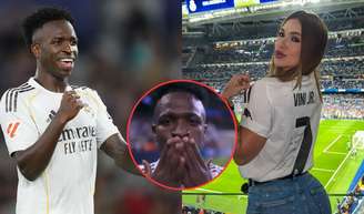 Vini Jr. mandou BEIJO para Virgínia em jogo do Real Madrid? Jogador se explica após confusão com mensagem: 'Te amo'.