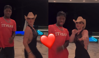 Assumiu de vez? Virgínia Fonseca reposta vídeo com Vini Jr. com direito a coração e recadinho fofo.