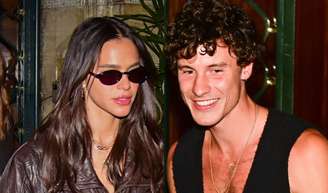 Bruna Marquezine e Shawn Mendes voltaram a se encontrar neste domingo, 16 de novembro de 2025, em São Paulo.