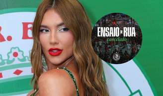 O primeiro ensaio de rua de Virgínia na Grande Rio foi cancelado.