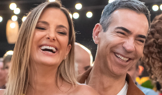 Ticiane Pinheiro e César Tralli: como a 'monocelha' do jornalista se tornou cupido do casal.