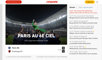 L´Équipe exaltou o goleiro do PSG na vitória 