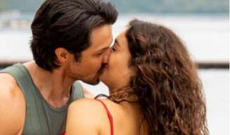 Gerluce e Paulinho escolheram a paria apara referescar. Segundo a psicologia, a escolha remete à tranquilidade.