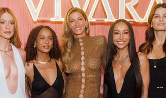 Laços, brilhos e transparências: 25 fotos dos looks de Gisele, Marina Ruy Barbosa, Taís Araújo, Sabrina Sato e mais famosas em evento da Vivara em SP.