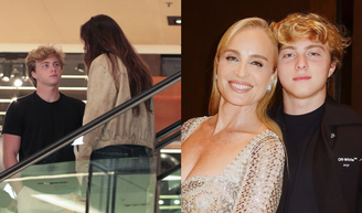 Filho de Angélica e Luciano Huck, Benício é flagrado com nova namorada em shopping de luxo. Fotos!.
