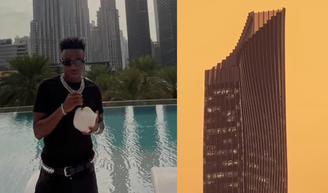 Piscina-ostentação nas alturas! Vini Jr. investe fortuna e adquire 'palácio' em complexo de US$ 1 bilhão de Dubai; recorde mundial do imóvel beira o inacreditável.