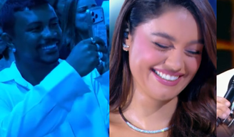 Gerluce chegou no horário! Sophie Charlotte canta com Roberto Carlos na Globo e reação fofa de Xamã derrete a web: 'Fofos'.