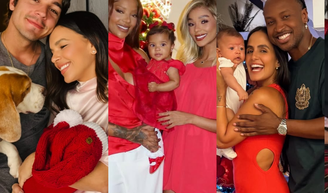Mariana Rios, Ludmilla, Carol Peixinho e mais mamães famosas curtem primeiro Natal com os filhos nascidos em 2025: 'Jesus abençoe a família'.