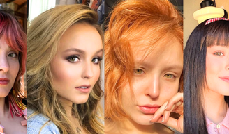 Franjinha colorida, loiro longo e ruivo curto: +15 cabelos usados por Larissa Manoela para te inspirar nesse verão.