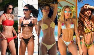 Esses são os biquínis que as famosas estão usando no verão: modelo de fita a conjunto de crochê, fotos de Virgínia, Jade Picon e mais!.