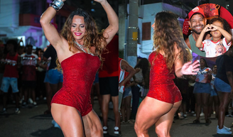 Viviane Araújo brilhou mais uma vez no ensaio do Salgueiro.