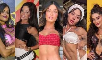 Antes e depois de Aline Campos: ex-Riscado, participante do 'BBB 26' transformou seu rosto com procedimentos estéticos.