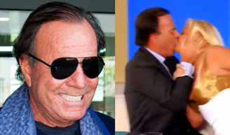 Acusado de abuso por funcionárias, Julio Iglesias assediou apresentadora e forçou beijo ao vivo na TV há 22 anos: 'Você é um homem casado'.