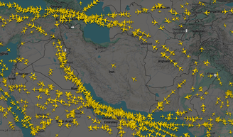 Irã fecha espaço aéreo para voos internacionais em meio a tensões com os EUA