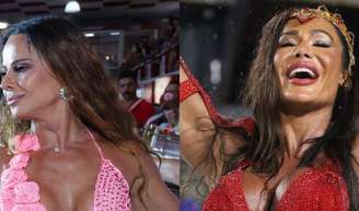 Viviane Araujo foge do rosa e valoriza decote, e Gracyanne Barbosa usa look recortado: o pré-carnaval 2026 das ex de Belo.