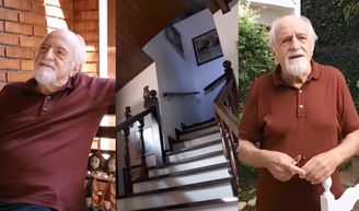 Salas integradas, jardim amplo e coleção de 7 mil DVDs: no auge dos 93 anos, Ary Fontoura fez dessa mansão no RJ o seu refúgio.