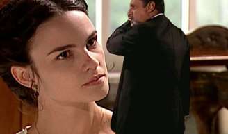 Gumercindo ameaça bater em Rosana após Marco Antonio devolver a jovem para a casa do pai.