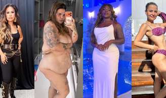 Famosos antes e depois do emagrecimento: veja as transformações de Maiara, Simone Mendes, Thais Carla, Jojo Todynho e mais.