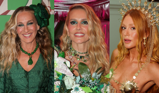 Deborah Secco de ‘jardim humano’, Marina Ruy Barbosa em plumas e Sarah Jessica Parker dona da noite: os looks dos famosos para o Baile da Arara 2026 em 30 fotos!.