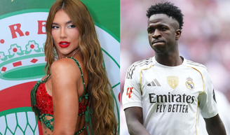 Horas antes da estreia na Grande Rio, Virgínia presta apoio a Vini Jr. após denúncia de racismo na Europa.