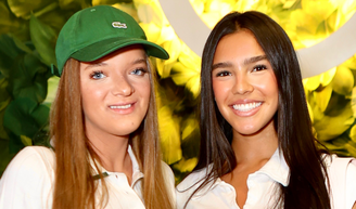 Acompanhada de Duda Guerra, Rafaella Justus surge com lookinho grifado de tenista no valor de R$ 1.710 em famoso evento. Fotos!.