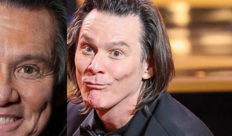 Que confusão... Aparição inédita de Jim Carrey com rosto diferente viraliza, drag queen diz ter se passado pelo ator e prêmio desmente: '8 meses de discussões'.