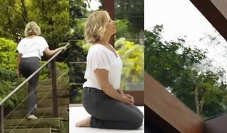 ‘Céuzinho’: com telhado de vidro, carpete branco e muita natureza em volta, mansão de Heloisa Périssé tem cômodo especial para orações.