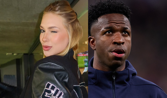 Poucos sabem, mas a frase curta de só 8 palavras da jaqueta usada por Virgínia em jogo do Real Madrid já rendeu dor de cabeça para Vini Jr.