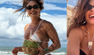 Juliana Paes, 46 anos: 'Gosto de um corpo forte, definido, mas que também seja funcional. A musculatura me dá sustentação'.