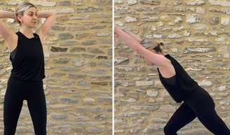 Lotty Campbell Bird, professora de Pilates, sobre sua rotina para melhorar o equilíbrio: 'Um pequeno progresso todos os dias resulta em grandes resultados ao longo do tempo, e a prática regular de Pilates irá melhorar gradualmente sua estabilidade'.