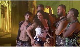 Ticiane Pinheiro dançou funk no 'Domingão com Huck'.