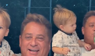 Leonardo é acusado de dar álcool ao neto de 1 ano e divide opiniões: 'Se fosse a Virgínia, já teriam chamado o conselho tutelar’.