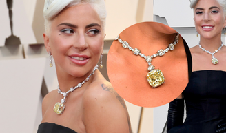 A joia de R$ 150 milhões que Lady Gaga usou por uma noite no Oscar.