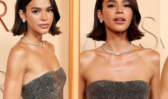 O power bob Bruna Marquezine no Oscar 2026 com mood da década de 90 e acabamento polido: quanto custa copiar em casa o cabelo da atriz? Um raio-x dos produtos de luxo usados.