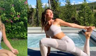 Gisele Bundchen faz ioga: conheça mini-rotina fácil com seis posturas, ideal para despertar o corpo pela manhã.