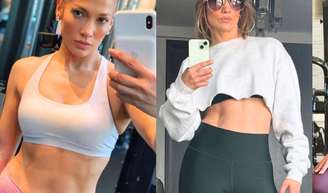Jennifer Lopez tem corpo definido: descubra agora mesmo segredos da cantora para manter disposição e frequência de exercícios físicos aos 56 anos.