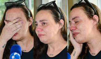 Grávida, filha de Gerson Brenner chora no velório do pai após 21h de viagem de ônibus: 'Dizem que é só um corpo, mas é muito mais do que isso'.