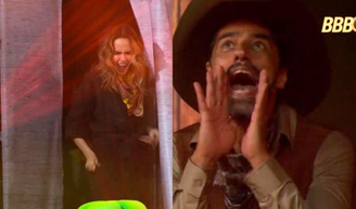 Olha elaaaaa! Após ser barrada, Ana Paula Renault faz retorno TRIUNFAL à Festa do Líder no 'BBB 26' ao som de 'Erva Venenosa' e afronta Cowboy: 'Frouxo'.
